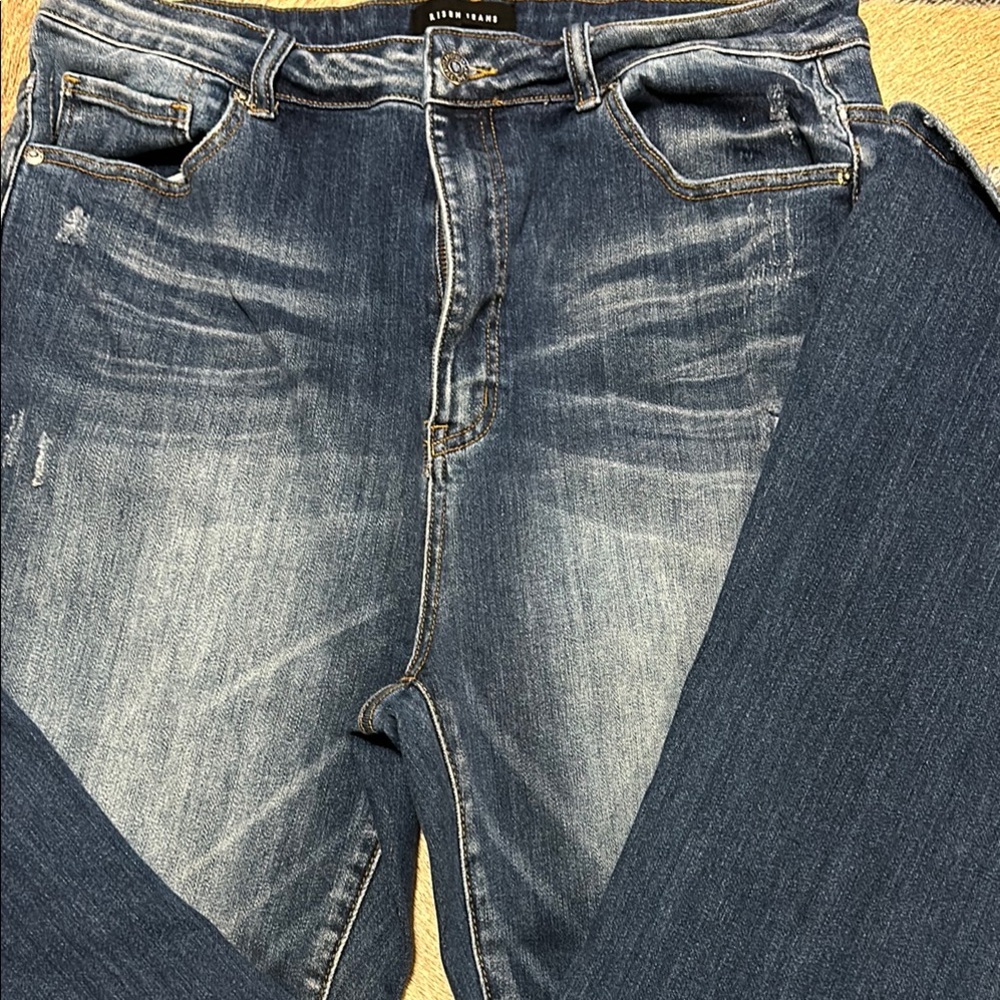 Blue Boot Cut Jeans